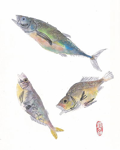 片岡鶴太郎 オフィシャル ウェブサイト / インドネシアの魚達